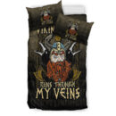Ligerking Bedding Set -Viking Blood Runs Through My Veins Bedding Set A7