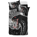 Ligerking Bedding Set - Jomngandr and Yggdrasil Black and White Bedding Set A35