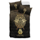 Ligerking Bedding Set - Vikings Golden Raven Bedding Set A7