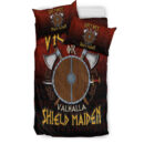 Ligerking Bedding Set - Victory or Valhalla Shield Maiden Bedding Set A7