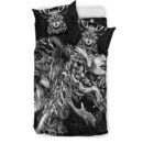 Ligerking Bedding Set - Valkyries And Bear Raven Tree Cletic Bedding Set A95