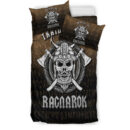 Ligerking Bedding Set -Training-For-Ragnarok-Vikings-Norse Bedding Set A7