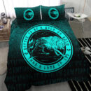 Ligerking Bedding Set - Wolf Of Odin - Cyan Version Bedding Set A7
