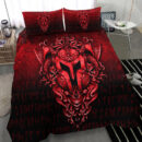 Ligerking Bedding Set - The Armor Of Viking - Red Version Bedding Set A7