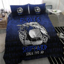 Ligerking Bedding Set - Kattegat Longboat Raven Norse Mythology Flokis Shipyard Bedding Set A7
