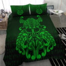 Ligerking Bedding Set - Vikings Odin Valhalla - Green Version Bedding Set A7