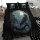 Ligerking Bedding Set - Raven and Viking Gothic Style Bedding Set A35