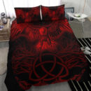 Ligerking Bedding Set - Raven Tree Cletic Red Bedding Set A95