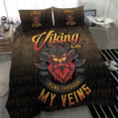 Ligerking Bedding Set - Viking Blood Run Through My Veins Bedding Set A7