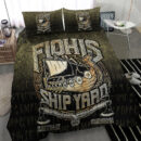 Ligerking Bedding Set -The Viking Flokis Ship Yard Bedding Set A7