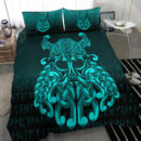 Ligerking Bedding Set - Vikings Odin Valhalla - Cyan Version Bedding Set A7