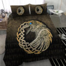 Ligerking Bedding Set - Vikings Raven - Gold Version Bedding Set A7