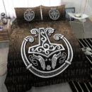 Ligerking Bedding Set -Thors-Hammer-Mjolnir-Viking-Torc-Norse-Pagan Bedding Set A7