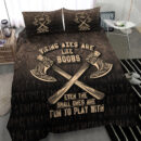 Ligerking Bedding Set - Viking Axes Are Like Boobs Bedding Set A7