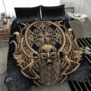 Ligerking Bedding Set - Celtic Odin Axe Viking Bedding Set A95