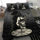 Ligerking Bedding Set -Valhalla-Skull-Ravens Bedding Set A7