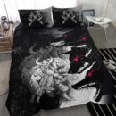 Ligerking Bedding Set - Berserker and Wolf Red Eyes Home Set Bedding Set A35
