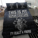 Ligerking Bedding Set - Vikings Victory Or Valhalla Bedding Set A95