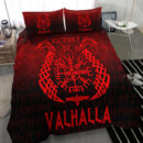 Ligerking Bedding Set - Victory or Valhalla - Red Version Bedding Set A7