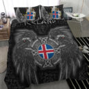 Ligerking Bedding Set - Iceland Viking Raven Bedding Set A95