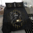 Ligerking Bedding Set - Odin Geri and Freki Rune Style Bedding Set A35