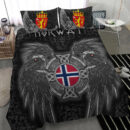 Ligerking Bedding Set - Norway Viking Raven Bedding Set A95