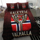 Ligerking Bedding Set - Valkyrie Your Ride to Valhalla Norway Bedding Set A7