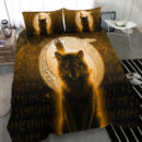Ligerking Bedding Set - Fenrir Viking Wolf - Gold Version Bedding Set A7