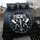 Ligerking Bedding Set - Celtic Huginn And Muninn Raven Viking Bedding Set A7