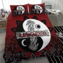 Ligerking Bedding Set - Ragnarok Skoll and Hati Style Bagua Bedding Set A35