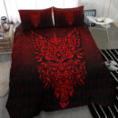 Ligerking Bedding Set - Odin The Allfather Asgard God And Chief Of Aesir - Red Version Bedding Set A7