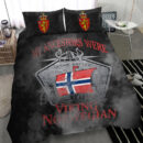 Ligerking Bedding Set - Viking Norway Drakka Scandinavian Bedding Set A31