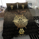 Ligerking Bedding Set - Vikings Golden Raven Bedding Set A7