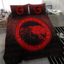 Ligerking Bedding Set - Wolf Of Odin - Red Version Bedding Set A7
