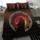 Ligerking Bedding Set - Fenrir Norse Wolf Son of Loki Bedding Set A7