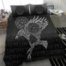 Ligerking Bedding Set - Raven Vegvisir Tattoo - Special Version Bedding Set A7