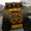 Ligerking Bedding Set - Valhalla Awaits Warrior Bedding Set A7