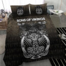 Ligerking Bedding Set - Vikings Ravens Mjolnir Bedding Set A7