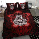 Ligerking Bedding Set -Viking Odin Red Bedding Set A95