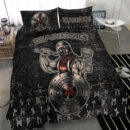 Ligerking Bedding Set - Viking Warriros Brush Style Bedding Set A35