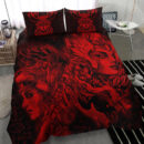 Ligerking Bedding Set - Valkyries And Bear Raven Red Tree Cletic Bedding Set A95