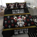 Ligerking Bedding Set - Viking Santa In Valhalla Style Christmas Bedding Set A35