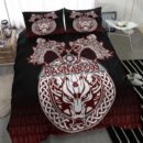 Ligerking Bedding Set - Ragnarok Fenrir,Valknut and Vegvisir Bedding Set A35