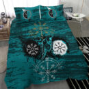 Ligerking Bedding Set - Raven of Odin and Symbol Ligerking Cyan Bedding Set A35