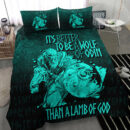 Ligerking Bedding Set - It's Better To Be A Wolf Of Odin Than A Lamb Of God Bedding Set A7