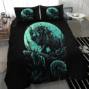 Ligerking Bedding Set - Fenrir Wolf and Moon Bedding Set A35