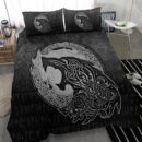 Ligerking Bedding Set - Fenrir Viking 3D Tattoo - Special Version Bedding Set A7