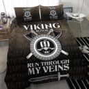 Ligerking Bedding Set - Viking Blood Run Through My Veins Bedding Set A7