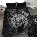 Ligerking Bedding Set - Celtic Raven Axe Viking Bedding Set A95
