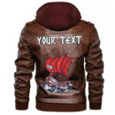(Custom) Ligerking - Board Of With Crossed Swords Leather Jacket A35
